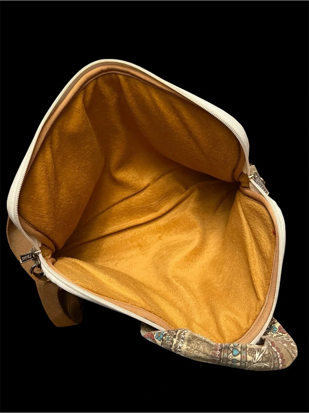 Laptop Bag - Brown & Cream